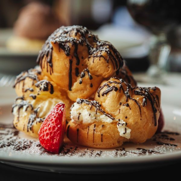 Chocolate Profiteroles