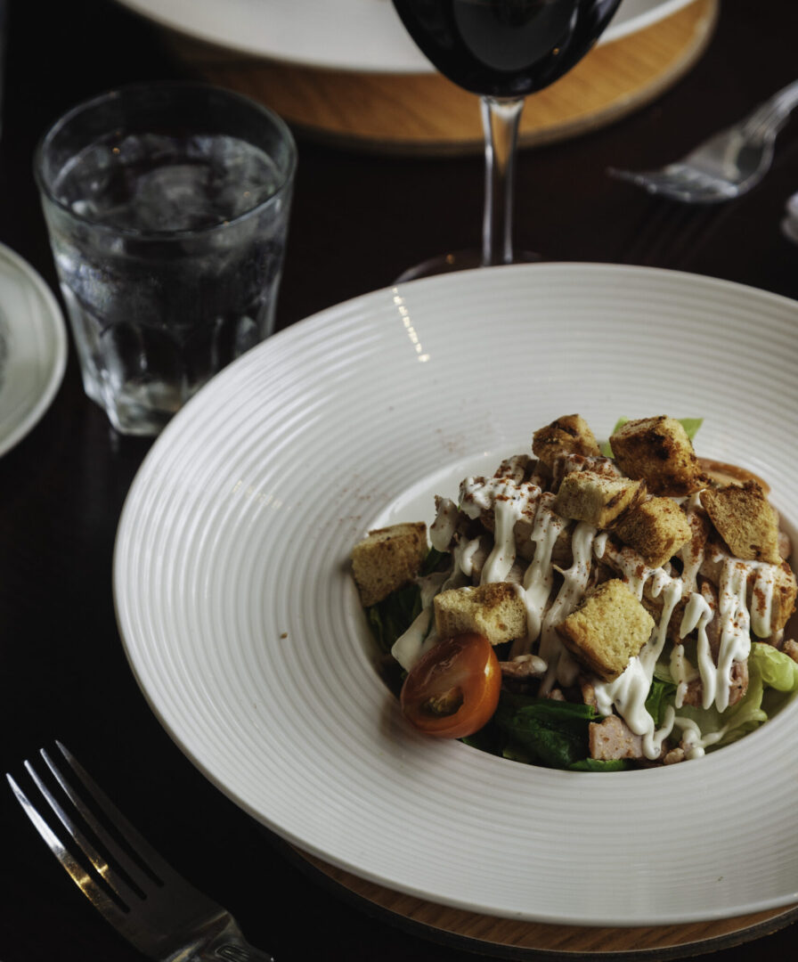 Chicken Caesar Salad in Carrickdale Hotel